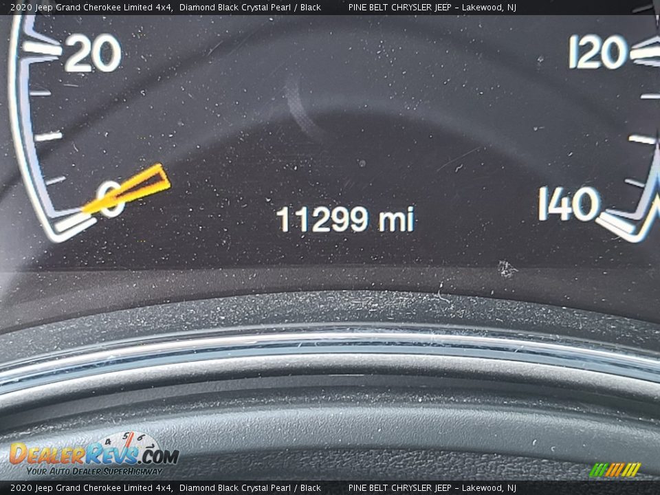 2020 Jeep Grand Cherokee Limited 4x4 Diamond Black Crystal Pearl / Black Photo #3