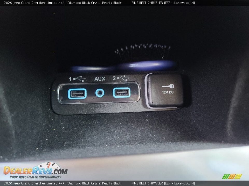 2020 Jeep Grand Cherokee Limited 4x4 Diamond Black Crystal Pearl / Black Photo #10