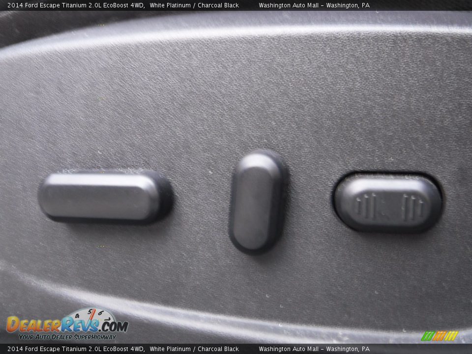 2014 Ford Escape Titanium 2.0L EcoBoost 4WD White Platinum / Charcoal Black Photo #18