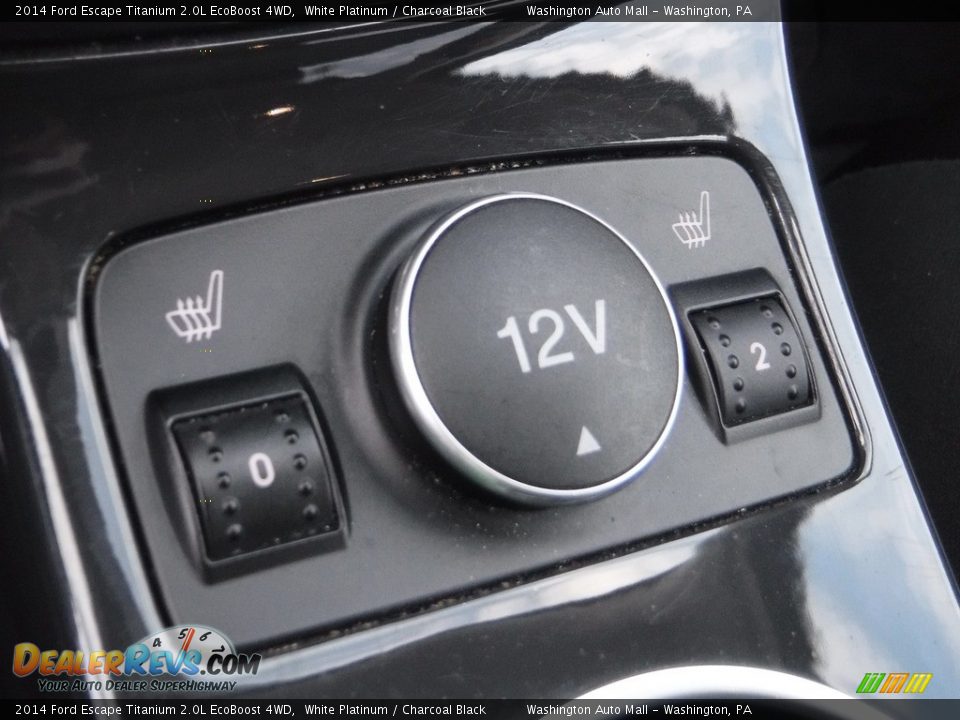 2014 Ford Escape Titanium 2.0L EcoBoost 4WD White Platinum / Charcoal Black Photo #19
