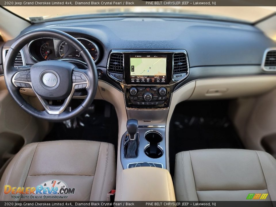 2020 Jeep Grand Cherokee Limited 4x4 Diamond Black Crystal Pearl / Black Photo #18