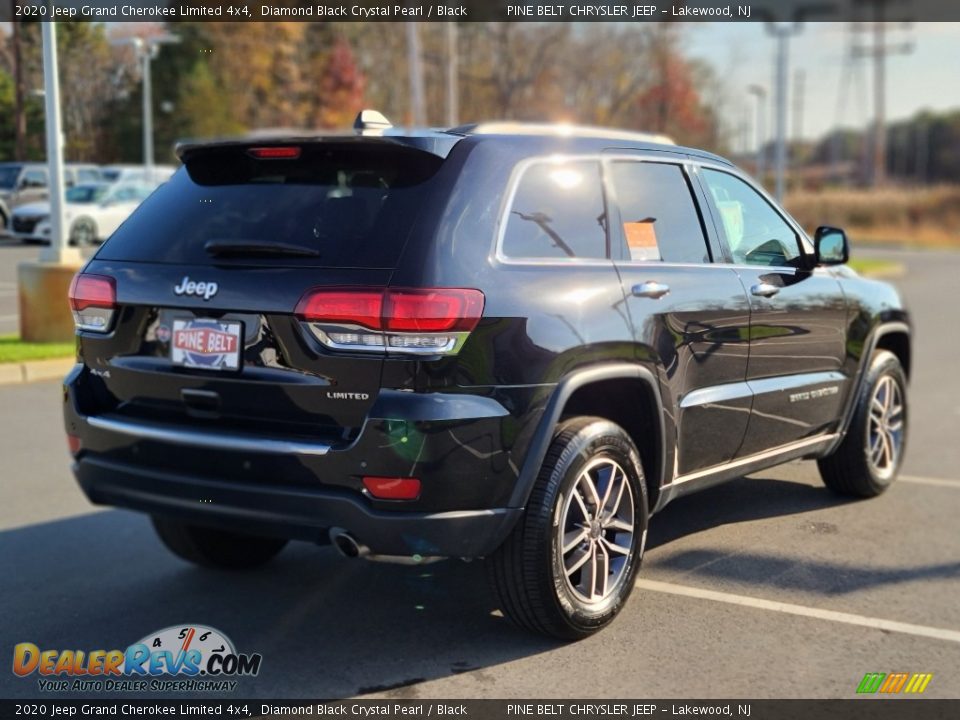 2020 Jeep Grand Cherokee Limited 4x4 Diamond Black Crystal Pearl / Black Photo #22