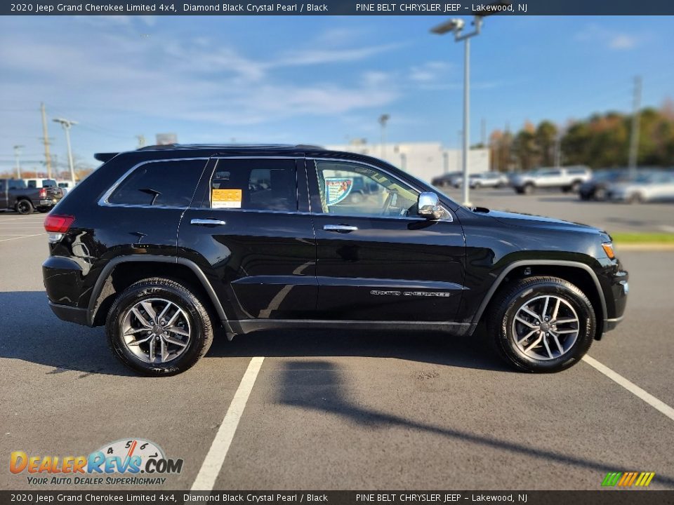 2020 Jeep Grand Cherokee Limited 4x4 Diamond Black Crystal Pearl / Black Photo #23