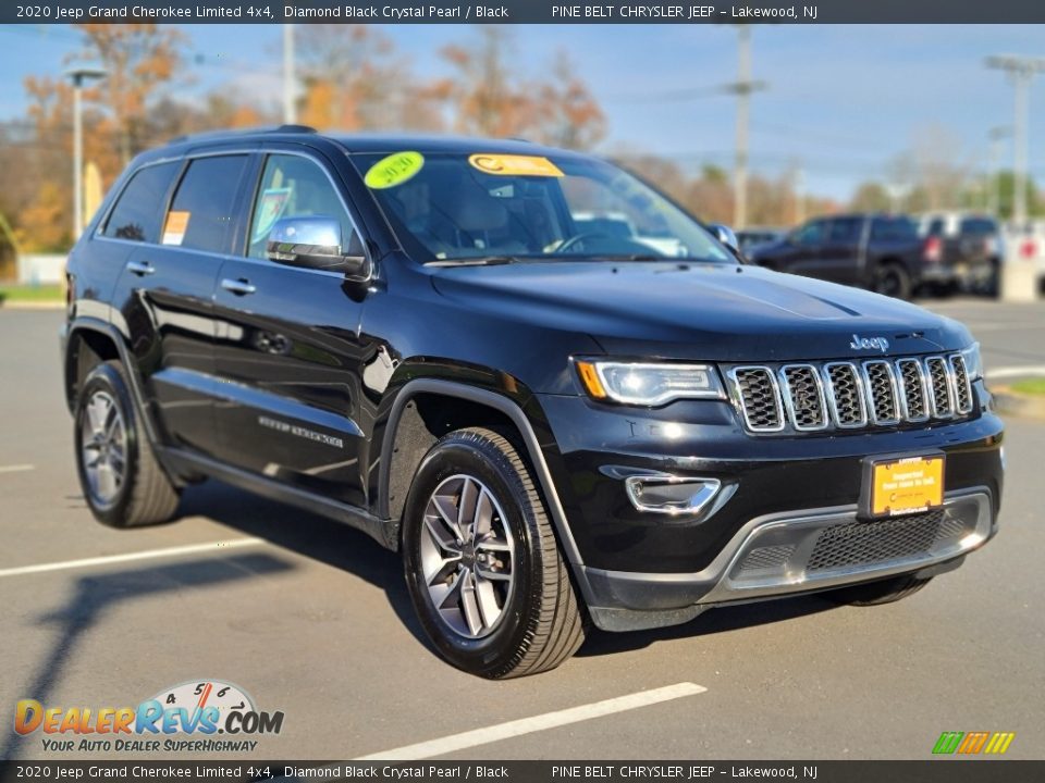 2020 Jeep Grand Cherokee Limited 4x4 Diamond Black Crystal Pearl / Black Photo #24