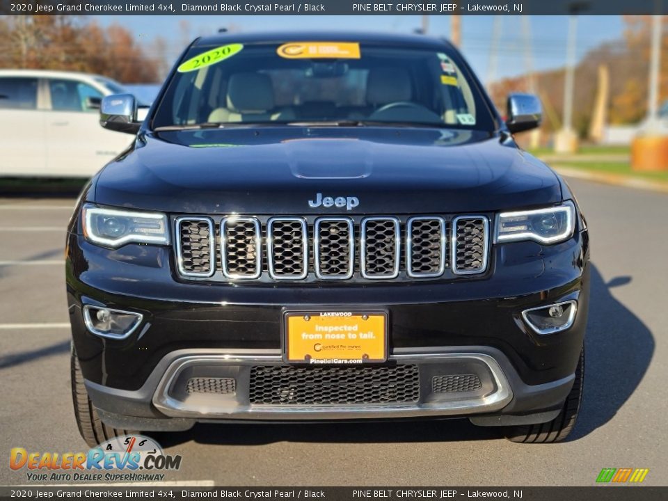 2020 Jeep Grand Cherokee Limited 4x4 Diamond Black Crystal Pearl / Black Photo #25