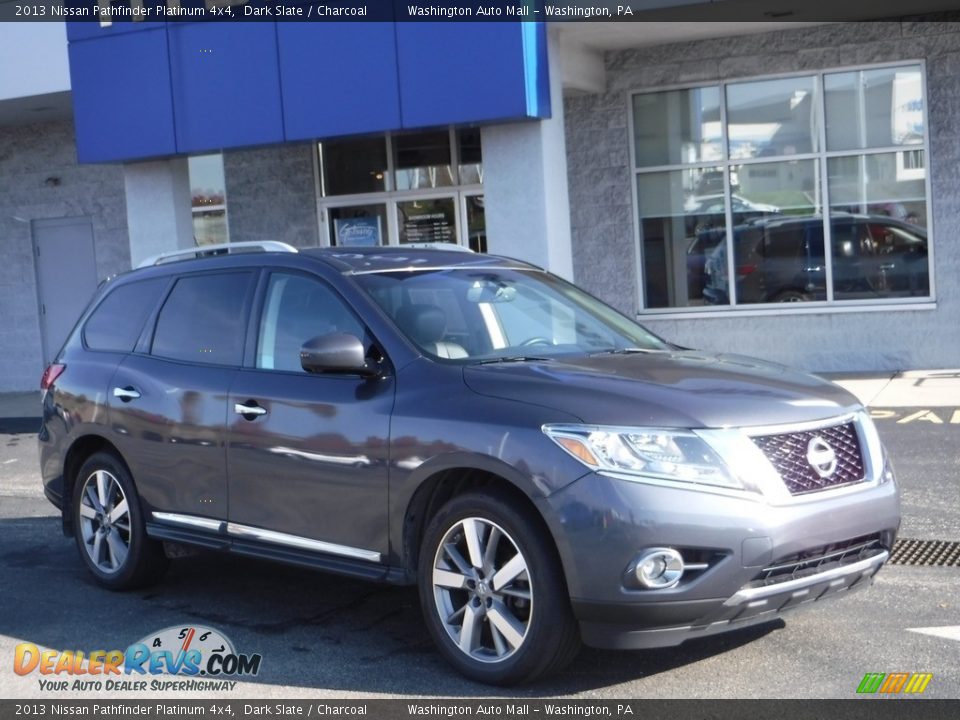 2013 Nissan Pathfinder Platinum 4x4 Dark Slate / Charcoal Photo #1