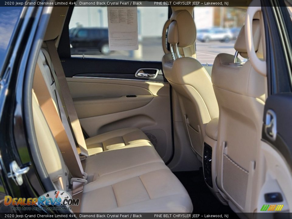 2020 Jeep Grand Cherokee Limited 4x4 Diamond Black Crystal Pearl / Black Photo #30