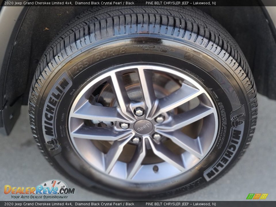2020 Jeep Grand Cherokee Limited 4x4 Diamond Black Crystal Pearl / Black Photo #33