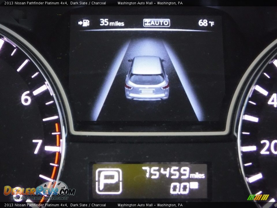 2013 Nissan Pathfinder Platinum 4x4 Dark Slate / Charcoal Photo #36