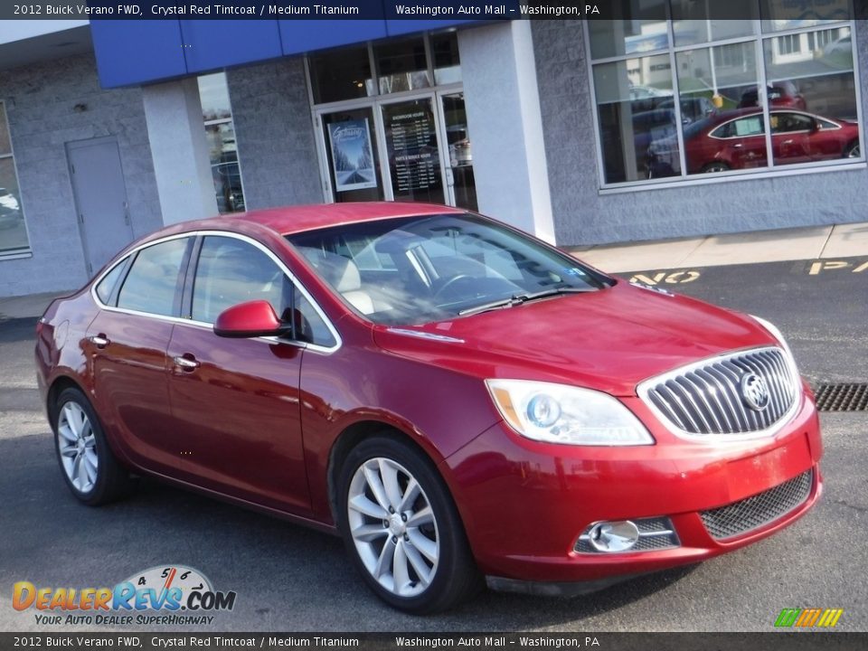 2012 Buick Verano FWD Crystal Red Tintcoat / Medium Titanium Photo #1