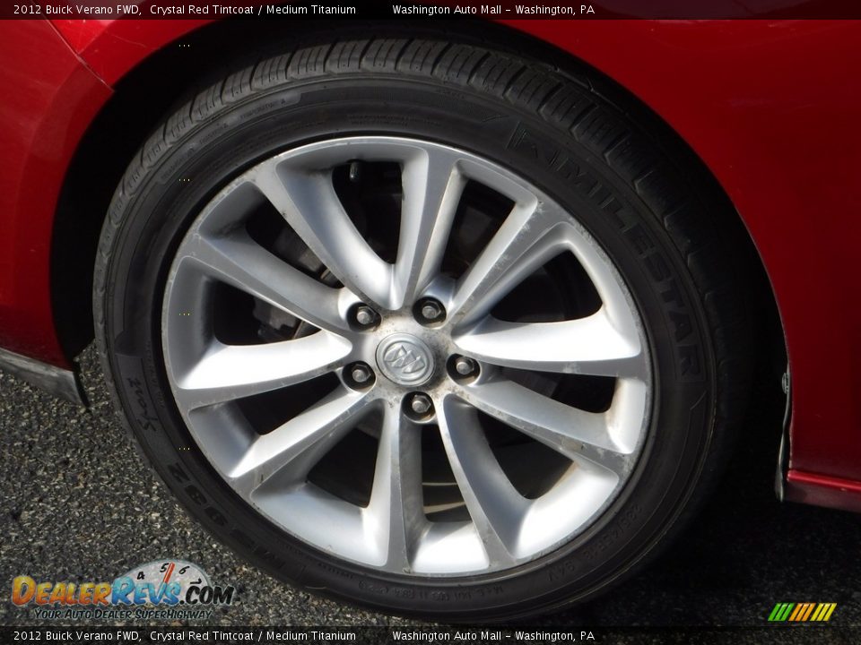 2012 Buick Verano FWD Crystal Red Tintcoat / Medium Titanium Photo #3