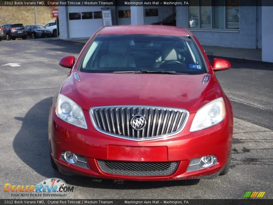 2012 Buick Verano FWD Crystal Red Tintcoat / Medium Titanium Photo #4