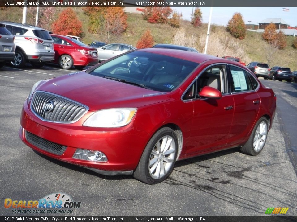 2012 Buick Verano FWD Crystal Red Tintcoat / Medium Titanium Photo #5