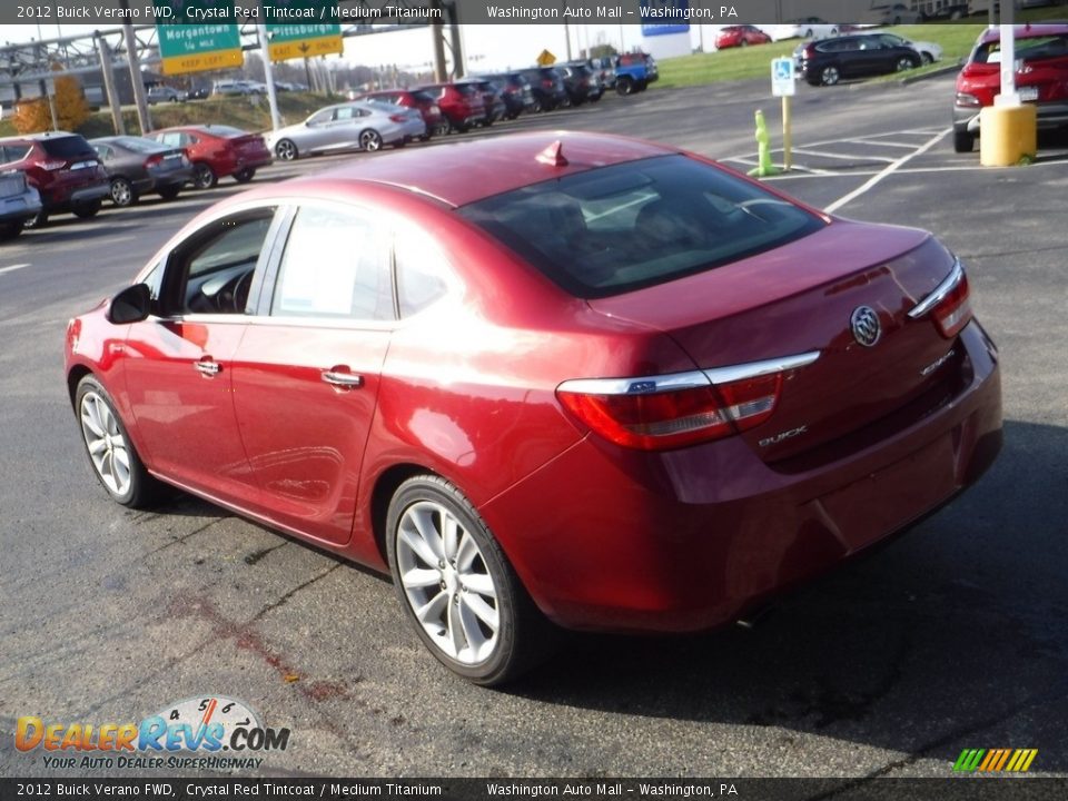 2012 Buick Verano FWD Crystal Red Tintcoat / Medium Titanium Photo #7