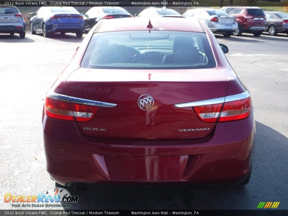 2012 Buick Verano FWD Crystal Red Tintcoat / Medium Titanium Photo #8