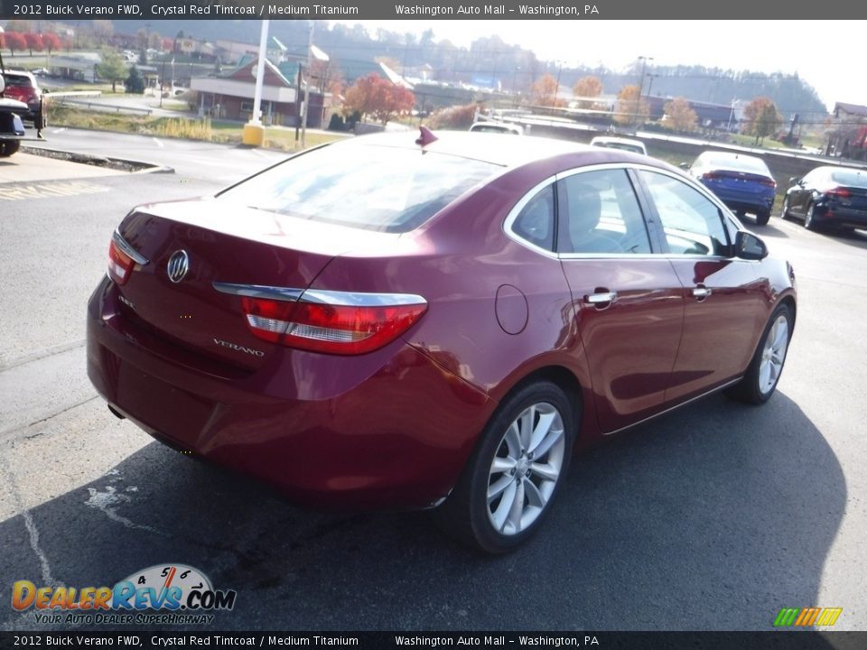 2012 Buick Verano FWD Crystal Red Tintcoat / Medium Titanium Photo #9