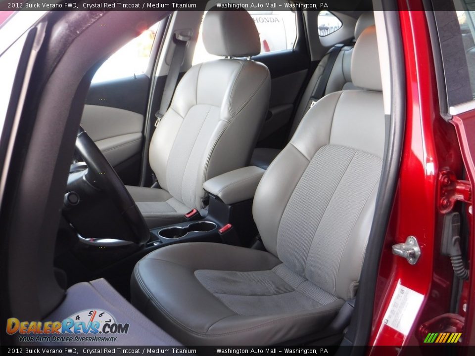 2012 Buick Verano FWD Crystal Red Tintcoat / Medium Titanium Photo #11