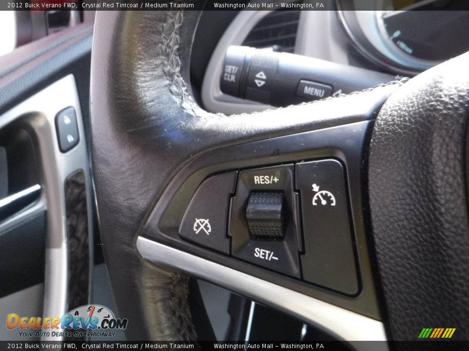 2012 Buick Verano FWD Crystal Red Tintcoat / Medium Titanium Photo #21