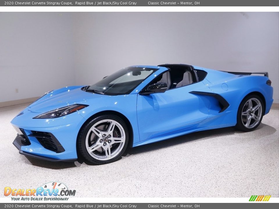 Rapid Blue 2020 Chevrolet Corvette Stingray Coupe Photo #4