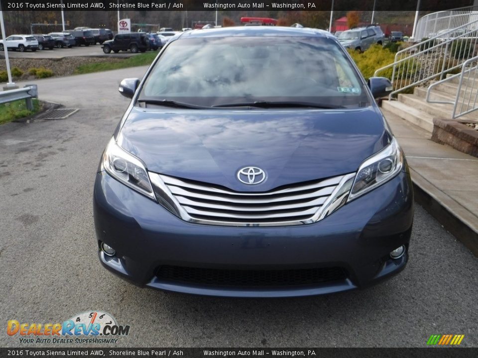 2016 Toyota Sienna Limited AWD Shoreline Blue Pearl / Ash Photo #13