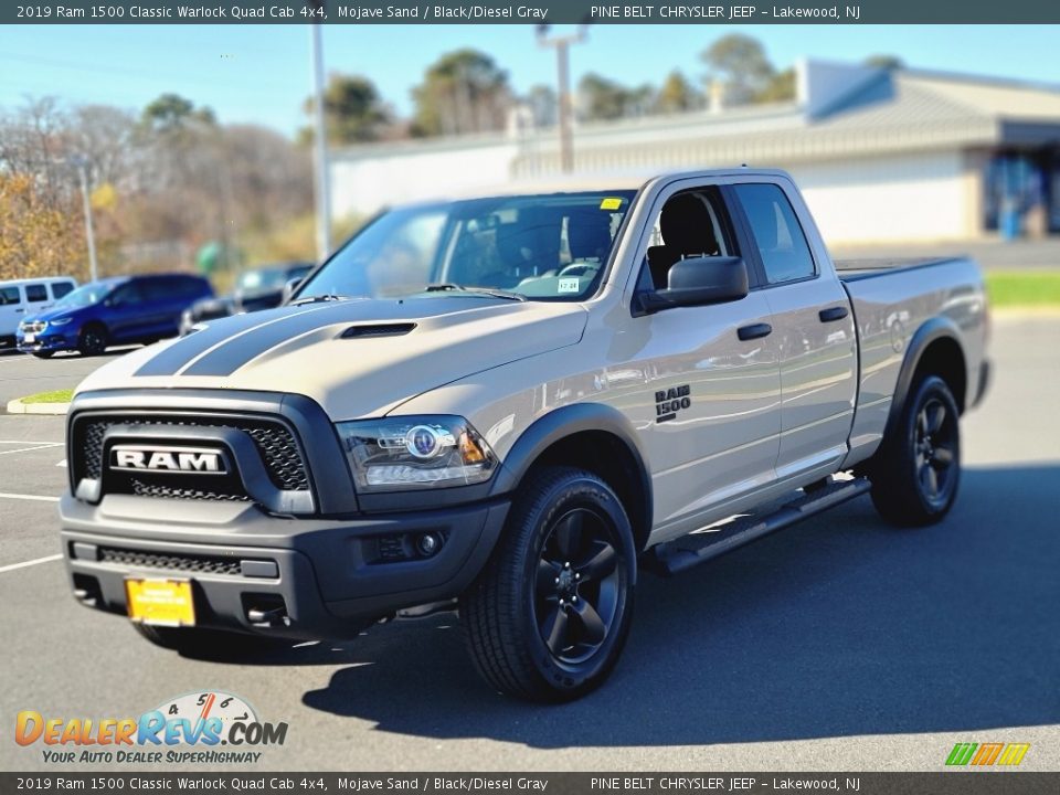 2019 Ram 1500 Classic Warlock Quad Cab 4x4 Mojave Sand / Black/Diesel Gray Photo #1