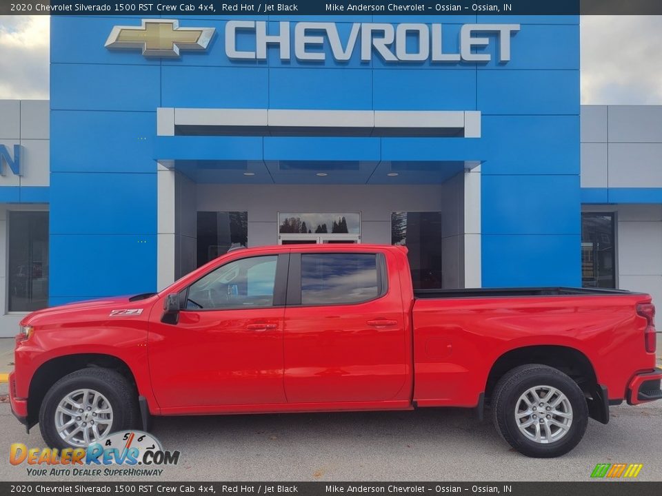 2020 Chevrolet Silverado 1500 RST Crew Cab 4x4 Red Hot / Jet Black Photo #1