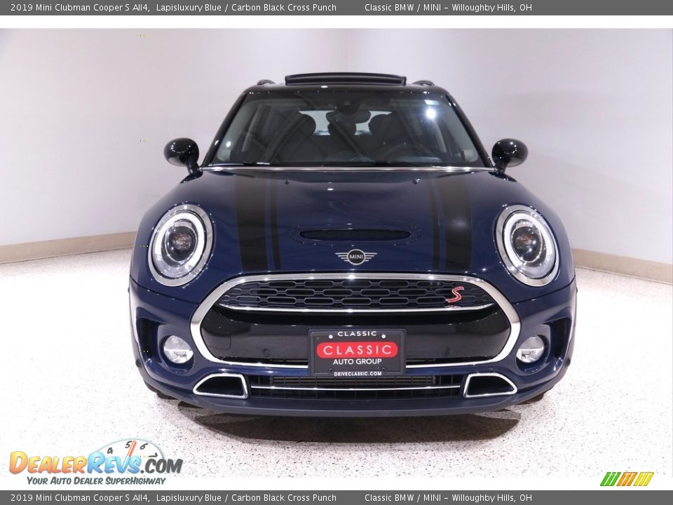 2019 Mini Clubman Cooper S All4 Lapisluxury Blue / Carbon Black Cross Punch Photo #2