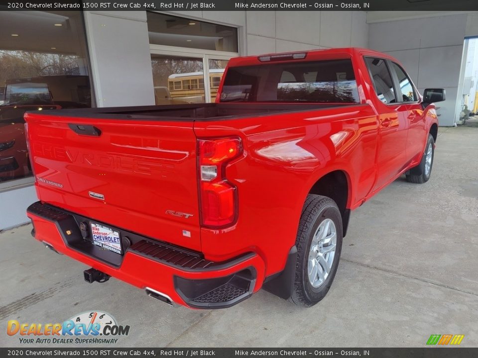 2020 Chevrolet Silverado 1500 RST Crew Cab 4x4 Red Hot / Jet Black Photo #4