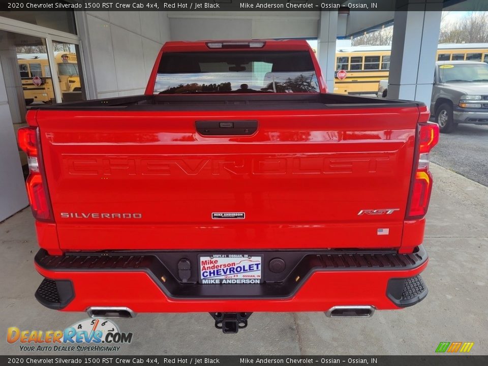 2020 Chevrolet Silverado 1500 RST Crew Cab 4x4 Red Hot / Jet Black Photo #5