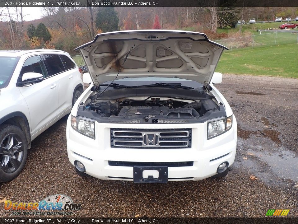 2007 Honda Ridgeline RTL White / Gray Photo #5