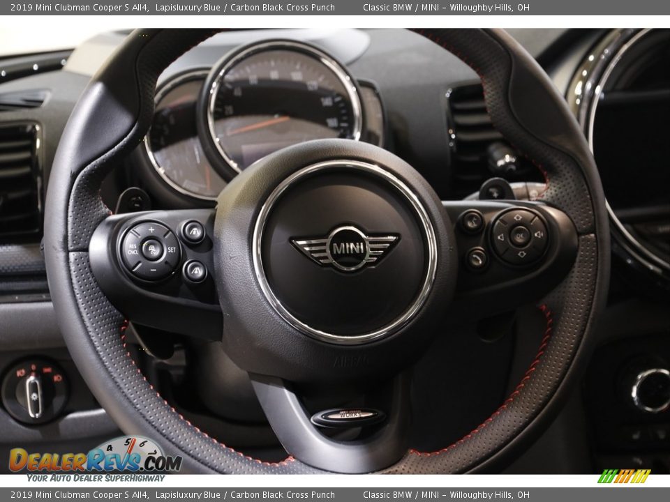 2019 Mini Clubman Cooper S All4 Lapisluxury Blue / Carbon Black Cross Punch Photo #7