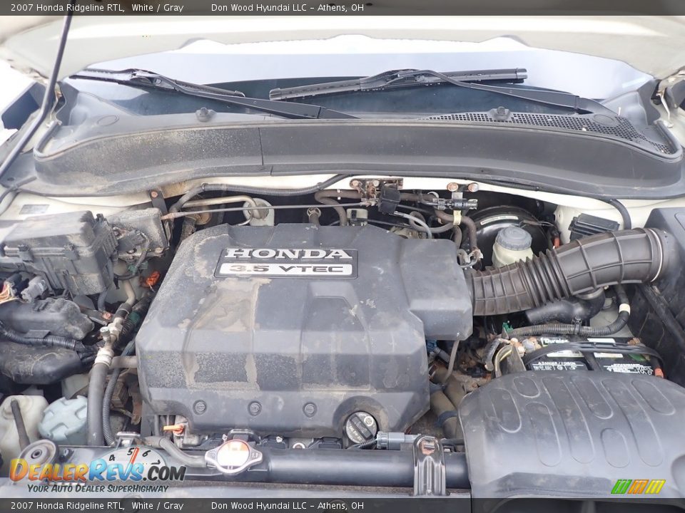 2007 Honda Ridgeline RTL White / Gray Photo #6