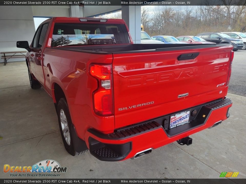 2020 Chevrolet Silverado 1500 RST Crew Cab 4x4 Red Hot / Jet Black Photo #7