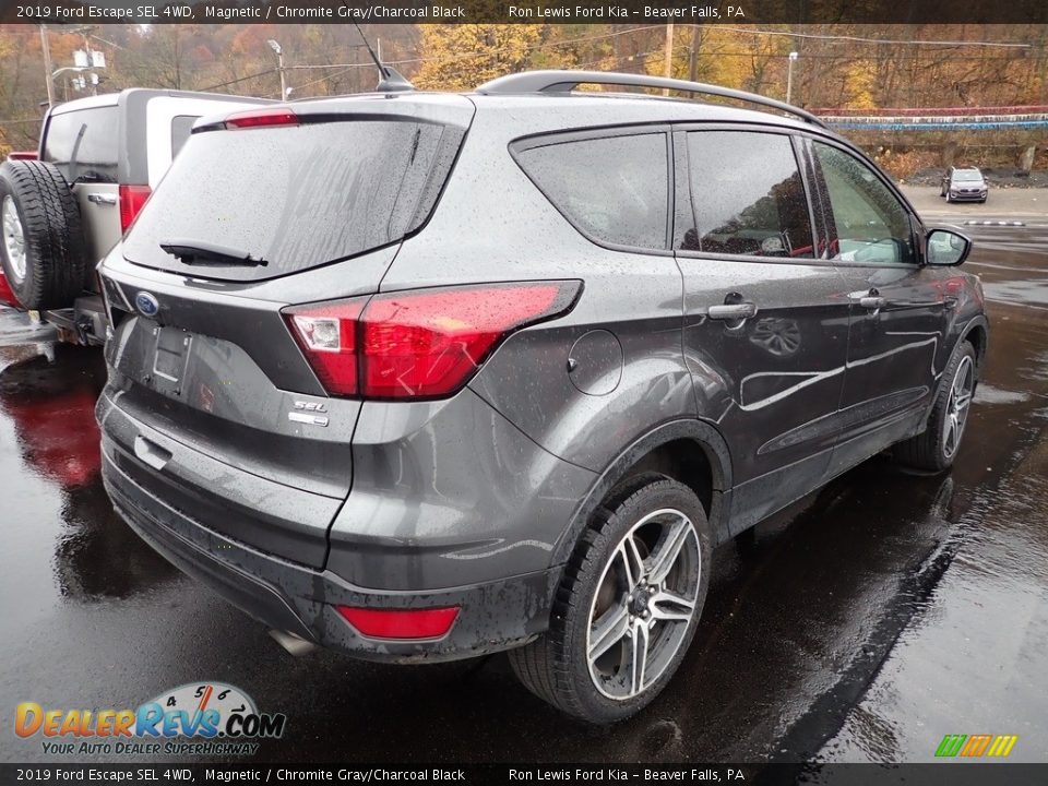 2019 Ford Escape SEL 4WD Magnetic / Chromite Gray/Charcoal Black Photo #2