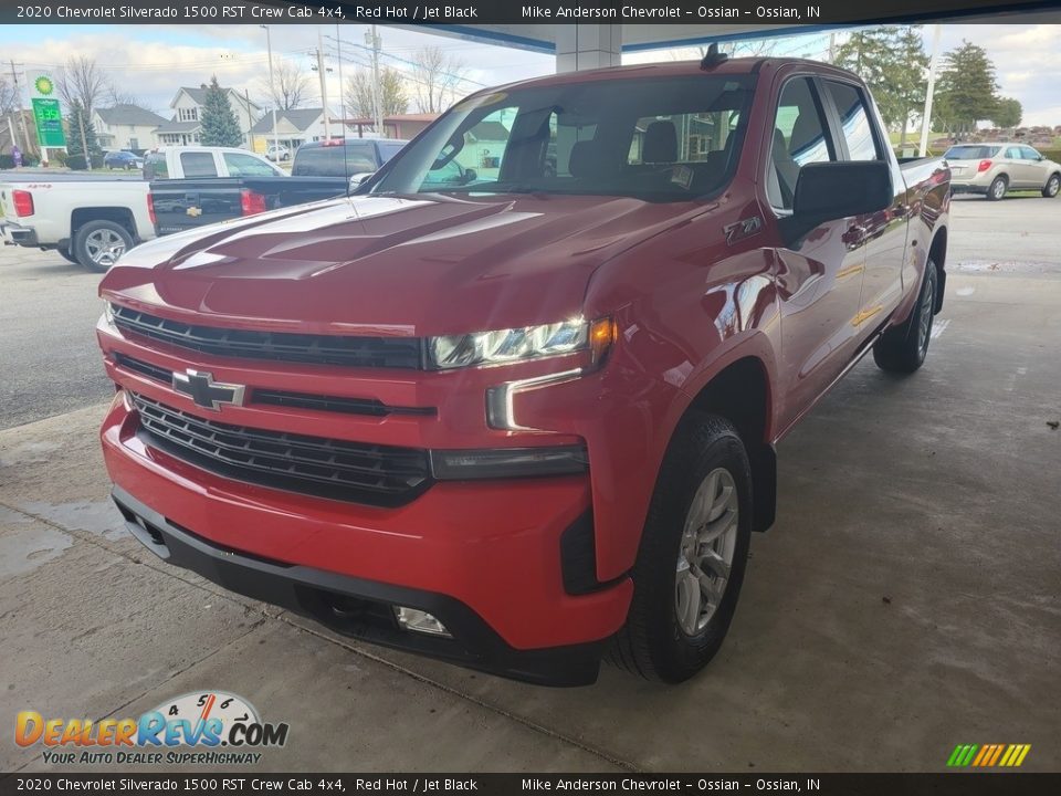 2020 Chevrolet Silverado 1500 RST Crew Cab 4x4 Red Hot / Jet Black Photo #8