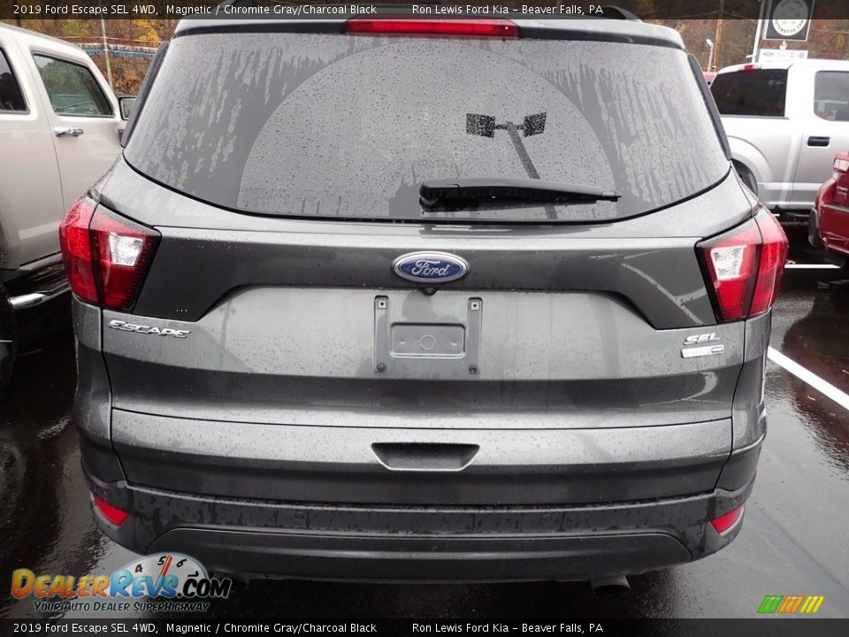 2019 Ford Escape SEL 4WD Magnetic / Chromite Gray/Charcoal Black Photo #3