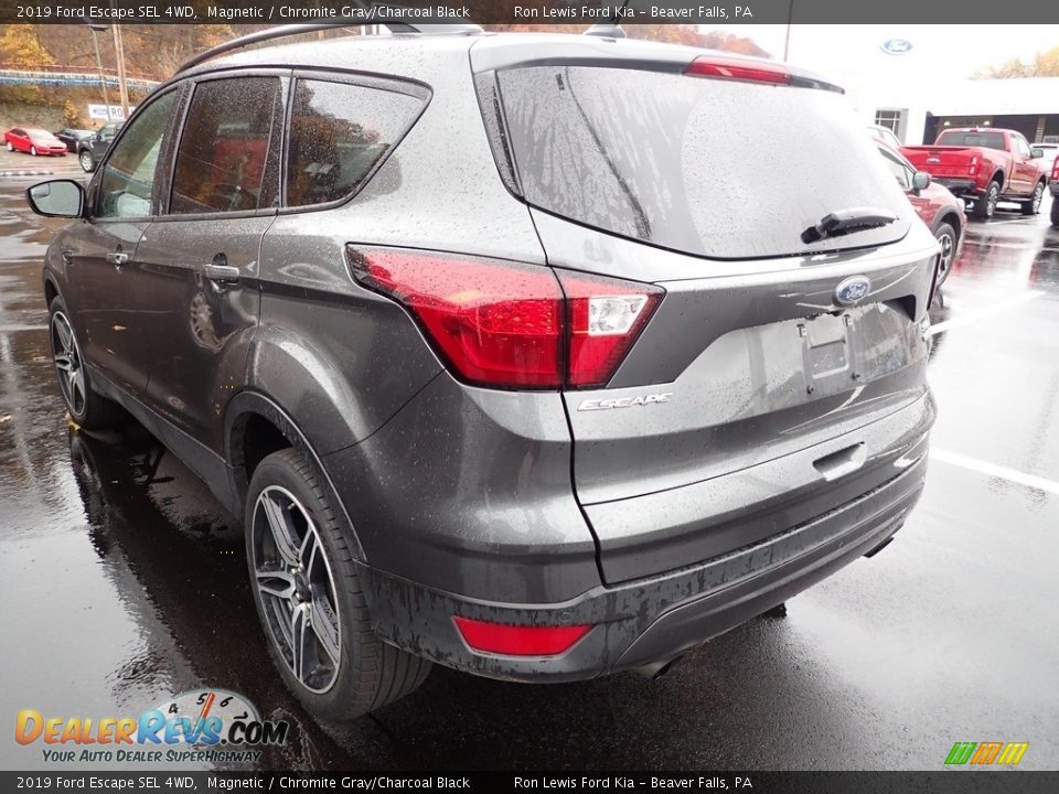 2019 Ford Escape SEL 4WD Magnetic / Chromite Gray/Charcoal Black Photo #4