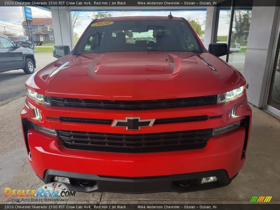 2020 Chevrolet Silverado 1500 RST Crew Cab 4x4 Red Hot / Jet Black Photo #9