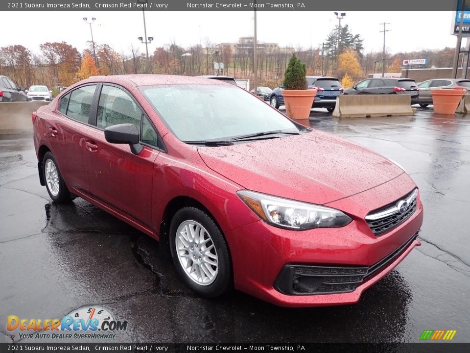 Crimson Red Pearl 2021 Subaru Impreza Sedan Photo #11