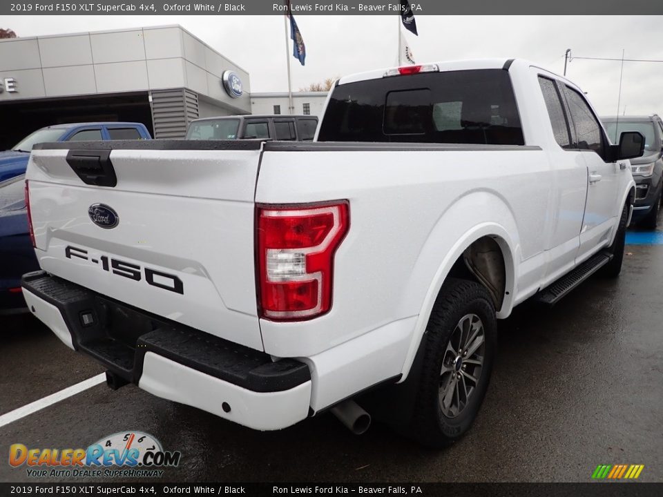 2019 Ford F150 XLT SuperCab 4x4 Oxford White / Black Photo #2