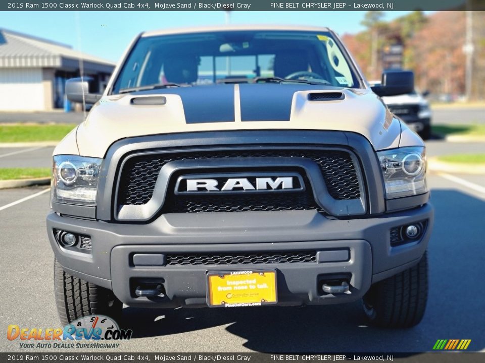 2019 Ram 1500 Classic Warlock Quad Cab 4x4 Mojave Sand / Black/Diesel Gray Photo #12