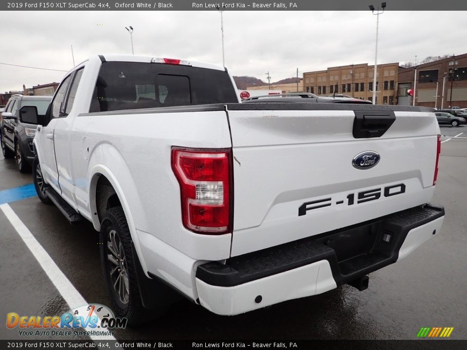 2019 Ford F150 XLT SuperCab 4x4 Oxford White / Black Photo #4
