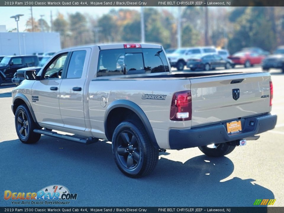 2019 Ram 1500 Classic Warlock Quad Cab 4x4 Mojave Sand / Black/Diesel Gray Photo #15