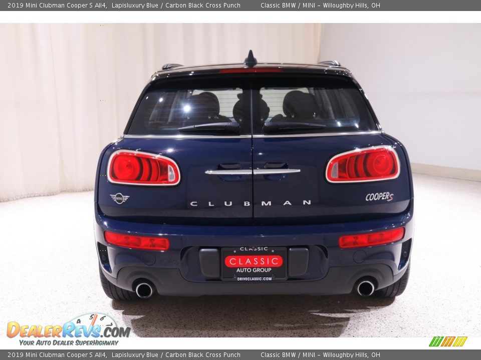 2019 Mini Clubman Cooper S All4 Lapisluxury Blue / Carbon Black Cross Punch Photo #18