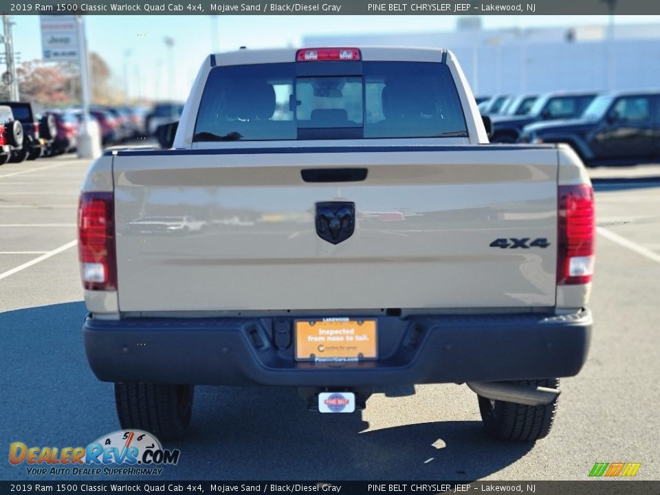 2019 Ram 1500 Classic Warlock Quad Cab 4x4 Mojave Sand / Black/Diesel Gray Photo #16