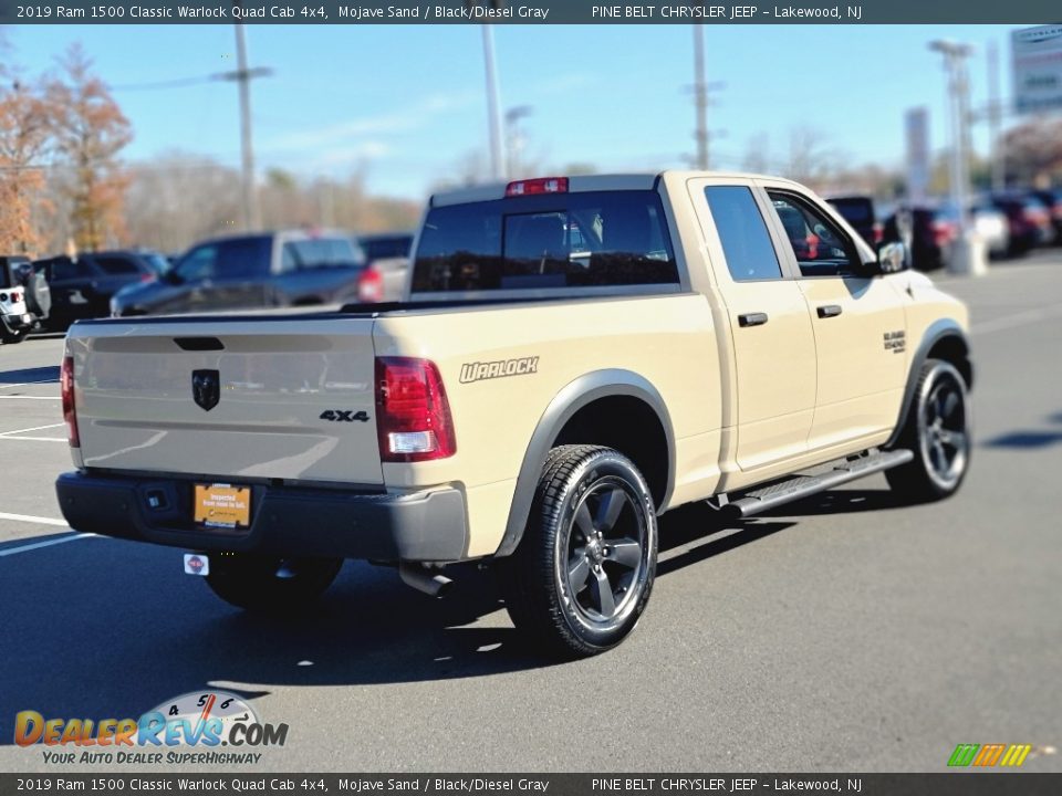 2019 Ram 1500 Classic Warlock Quad Cab 4x4 Mojave Sand / Black/Diesel Gray Photo #18