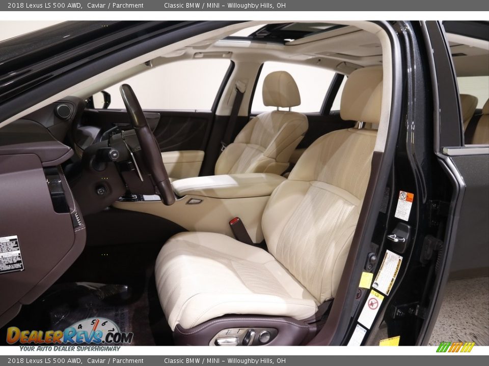 Parchment Interior - 2018 Lexus LS 500 AWD Photo #5