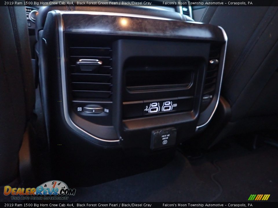 2019 Ram 1500 Big Horn Crew Cab 4x4 Black Forest Green Pearl / Black/Diesel Gray Photo #20