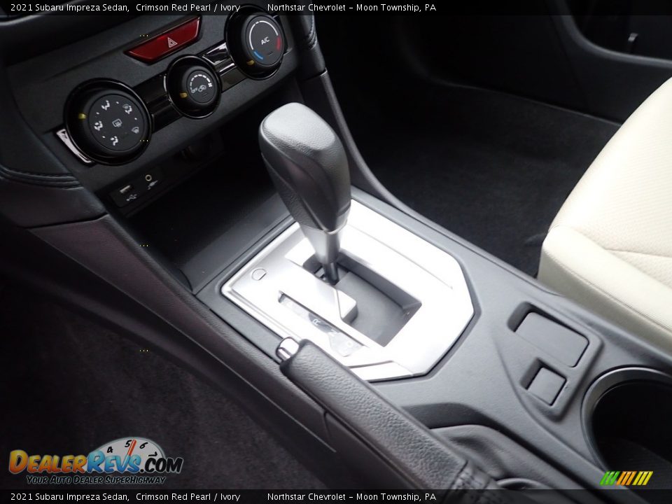 2021 Subaru Impreza Sedan Crimson Red Pearl / Ivory Photo #25