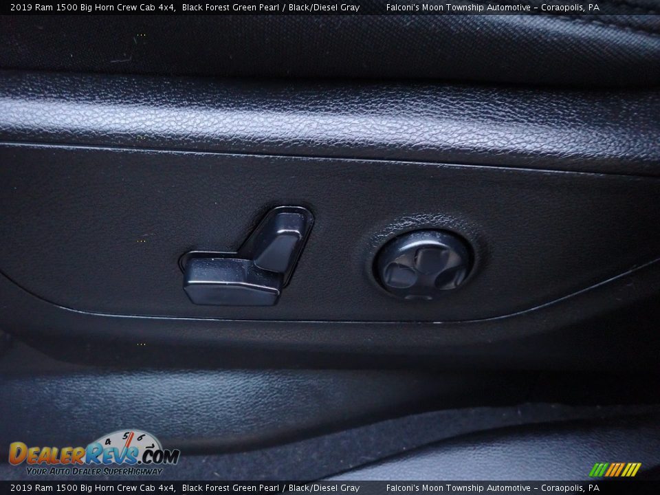 2019 Ram 1500 Big Horn Crew Cab 4x4 Black Forest Green Pearl / Black/Diesel Gray Photo #22